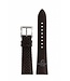 Bracelet de montre pour Seiko SNDZ20P1 / 7T92-0KS0 Bracelet en cuir marron 4A1P1 B 20 mm