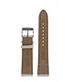 Horlogeband voor Seiko SKK895P1 Wit lederen band 4A351 B 20 mm