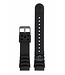 Faixa de relógio para Seiko Kinetic SKA427, SKA579 cinta preta 20mm 5M62-0BL0 5M82-0AF0
