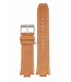 Banda de relógio para DKNY NY1106 cinta de couro marrom claro NY 1106 12mm