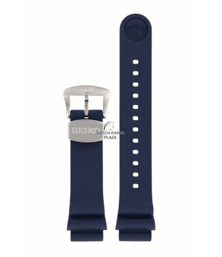 Seiko Cinturino per cinturino in gomma blu Seiko 6R15 04G0 20mm