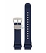 Seiko Bracelet de montre Seiko 6R15 04G0 Bracelet en caoutchouc bleu 20mm