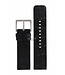 Watch Band DKNY NY3396 Embossed Genuine Leather Black Strap 24mm