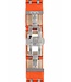 Cinturino per orologio AR5498 Emporio Armani in pelle arancione 22mm