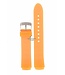 Banda de reloj AR1025 Emporio Armani correa de silicona naranja 17 mm