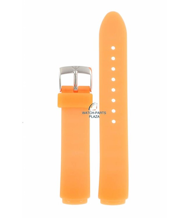 Cinturino per orologio AR1025 Emporio Armani Cinturino in silicone arancione 17mm