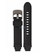 Bracelet de montre AR1100 Emporio Armani Bracelet en silicone noir 16mm AR-1128