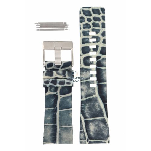 Diesel Diezel DZ-2133 Horlogeband Blauw Leer 27 mm Diesel Diezel DZ-2133 Horlogeband Blauw Leer 27 mm