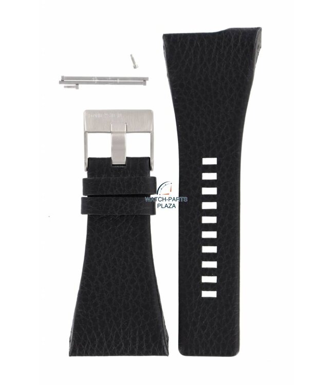 Watch Band Diesel DZ7101 Black Leather Strap 38mm DZ7102 Original