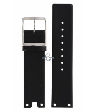 Calvin Klein CK94 Correa de reloj de cuero negro 22 mm