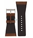 Uhrenarmband Calvin Klein K42 CKJ Boundary Brown Lederband 38mm K42111