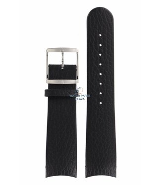 Bracelet de montre Calvin Klein CK22 en cuir noir 22 mm