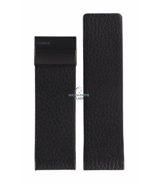 Philippe Starck Philippe Starck PH-5010 Watch Band Black Leather 30 mm