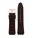 Guess Guess Rigor W0040G3 Watch Band Brown Leather Strap 22 mm