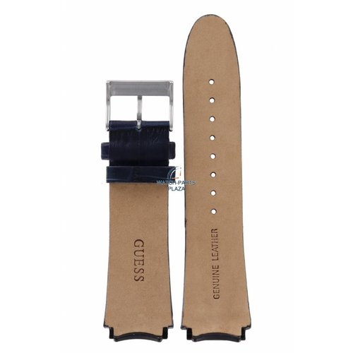 Watch Band Guess Rigor W0040G7 Blue 22mm WatchPartsPlaza
