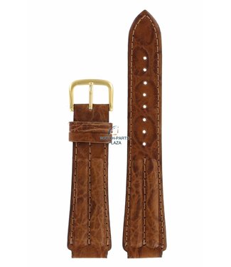 Seiko Seiko Age Of Discovery Brown Leather Watch Band 17mm