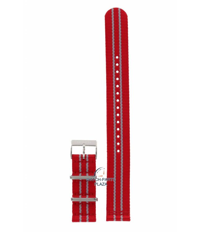 Tissot T095417 Houston Rockets Watch Band T604038996 Red Textile 19 mm Quickster