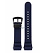 Bracelet de montre pour Seiko SRPD09K1 Prospex 4R35-01X0 Bracelet bleu foncé 22mm Save The Ocean