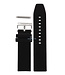 Uhrenarmband DKNY NY2020 schwarzes Lederband 24mm echt