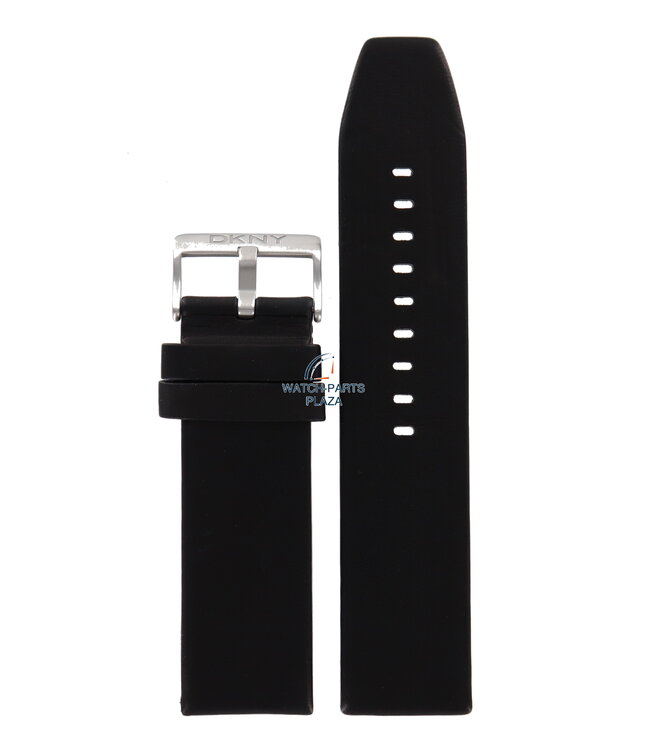 Watch Band DKNY NY2020 black leather strap 24mm genuine