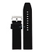 Faixa de relógio DKNY NY2020 pulseira de couro preto 24mm genuíno