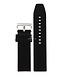 Uhrenarmband DKNY NY2020 schwarzes Lederband 24mm echt