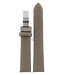 Horlogeband AR0620 Emporio Armani beige canvas lederen band 20mm