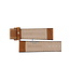 Watch Band AR5324 Emporio Armani brown leather strap 20mm - without clasp