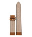 Banda de reloj AR5324 Emporio Armani correa de cuero marrón 20 mm - sin cierre