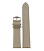 Banda de reloj AR0907 Emporio Armani correa de cuero de gamuza 22 mm beige