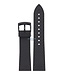 Banda de reloj AR0584 Emporio Armani correa de sillicon negro de 23 mm con hebilla negra