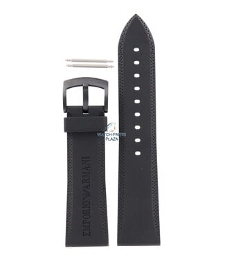 Armani Armani AR-0584 horlogeband zwart rubber 23 mm