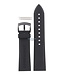 Cinturino per orologio AR0584 Emporio Armani cinturino nero in silicone 23mm con fibbia nera