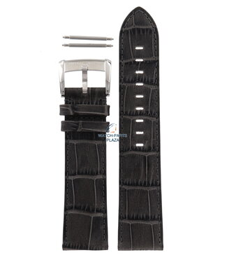 Armani Bracelet de montre Armani AR-4206 en cuir gris 22 mm