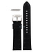 Armani Armani AR 2411 Uhrenband aus schwarzem Leder 22 mm