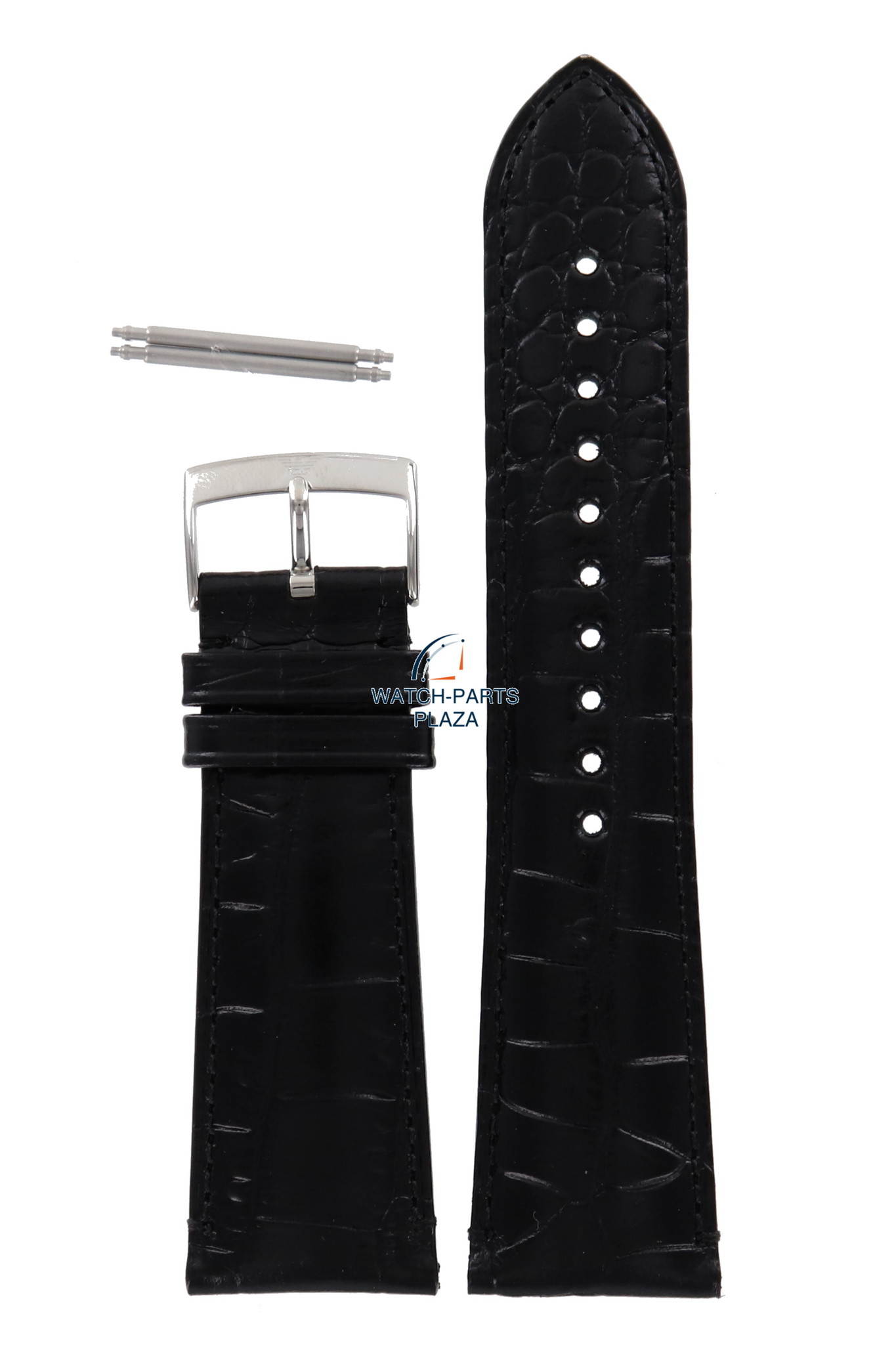 Watchband for Armani AR0263 / AR0342 - 24mm black - Watch-Parts-Plaza
