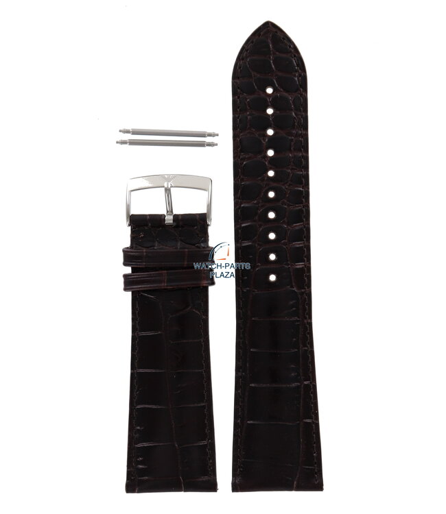 Cinturino per orologio AR0402 Emporio Armani Marco cinturino in pelle marrone 26mm