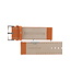 Watch Band AR5814 Emporio Armani orange leather strap 23mm original XL-series