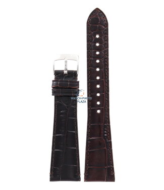 Armani Armani AR-0403/0490 pulseira de relógio marrom couro 22 mm