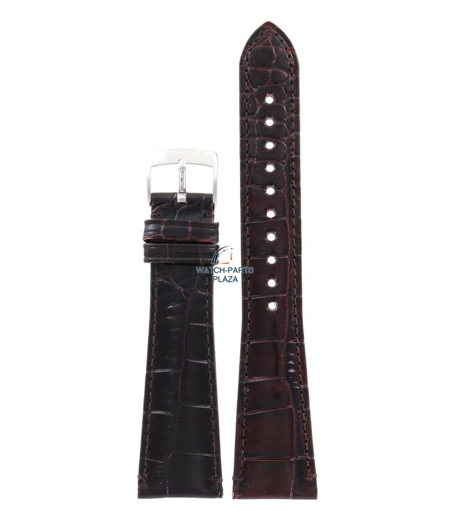 Bracelet de montre AR0403 Emporio Armani Marco Bracelet en cuir marron moyen 22mm original AR0490