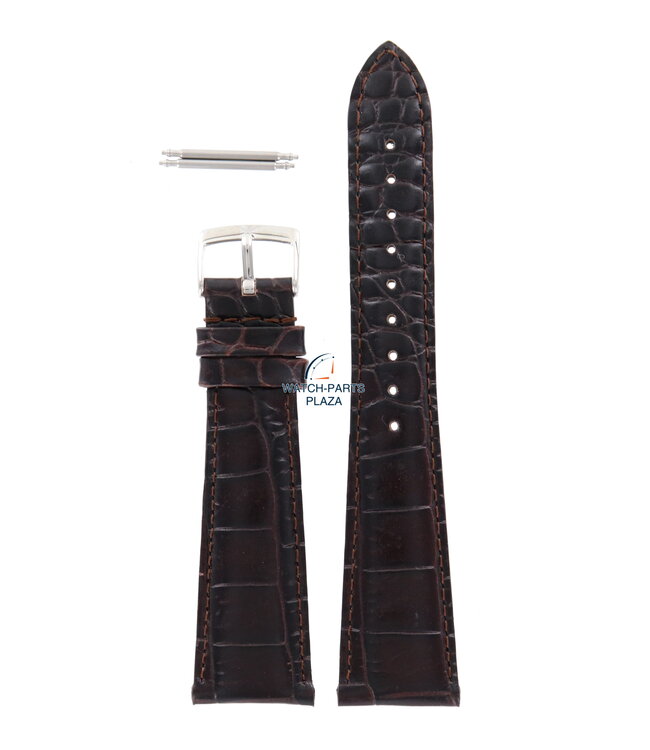 Cinturino per orologio AR0203 Emporio Armani cinturino in pelle marrone scuro 22mm originale