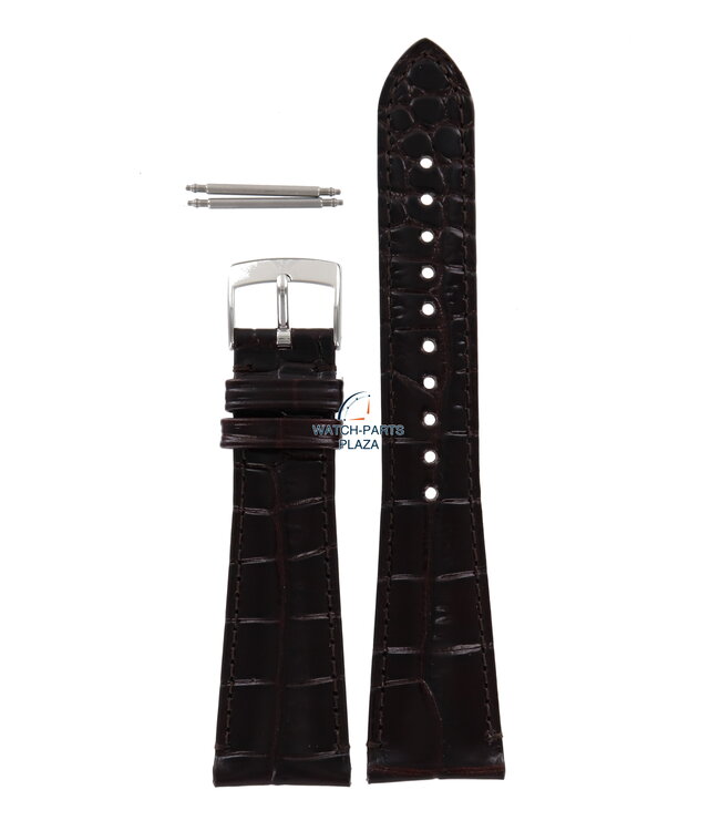 Watch Band AR0285 Emporio Armani dark brown leather strap 22mm original