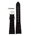 Bracelet de montre AR0285 Emporio Armani Bracelet en cuir marron foncé 22mm original