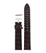 Watch Band AR0204 Emporio Armani dark brown embossed genuine leather strap 18mm