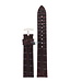 Watch Band AR0204 Emporio Armani dark brown embossed genuine leather strap 18mm