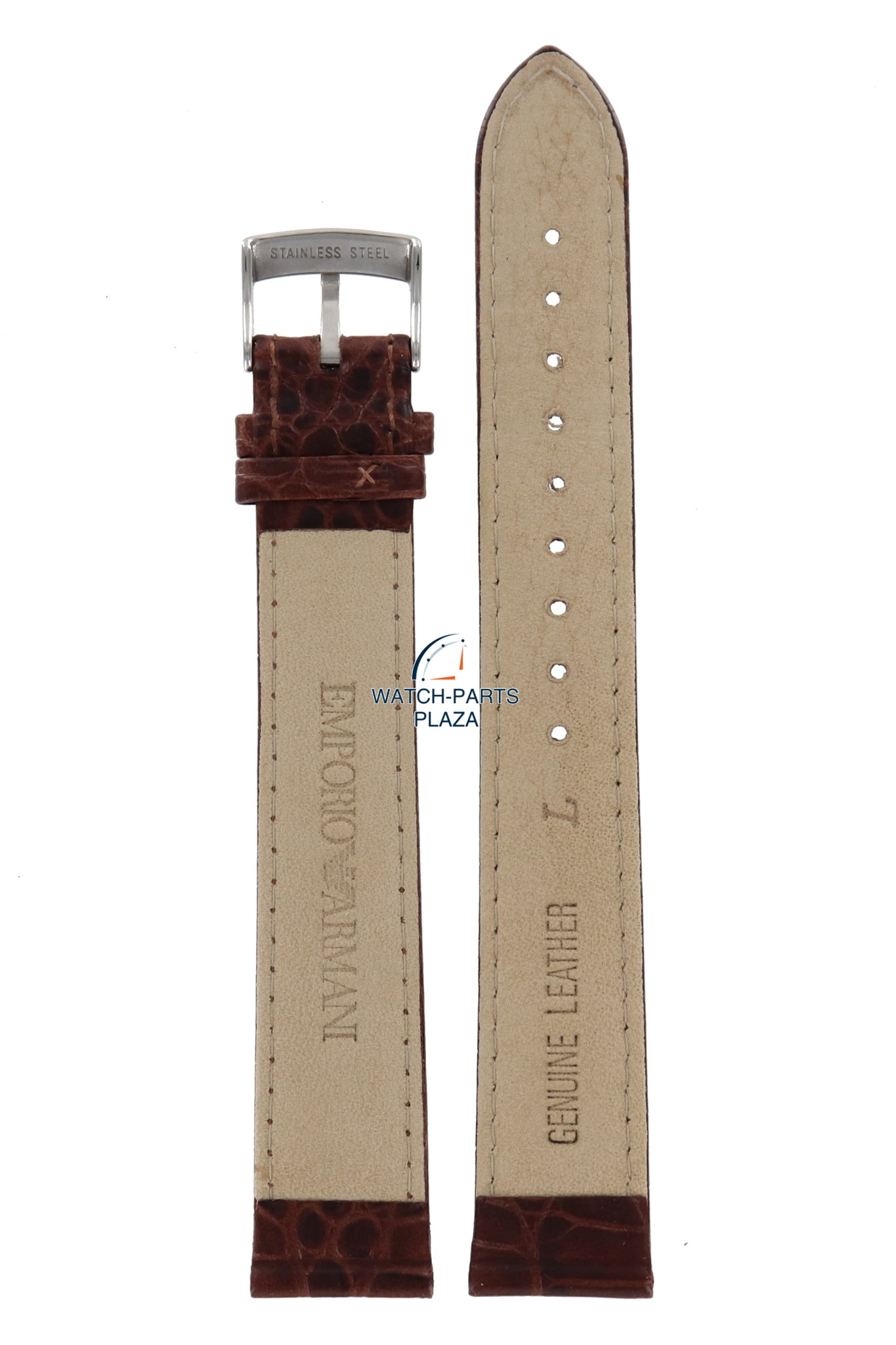 armani leather watch strap
