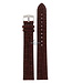 Bracelet de montre AR0204 XL Emporio Armani en cuir véritable marron 18mm