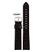 Faixa de Relógio AR0204 Emporio Armani Marco Pequena pulseira de couro marrom escuro 18mm AR0491