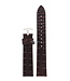 Watch Band AR0205 Emporio Armani dark brown embossed genuine leather strap 14mm