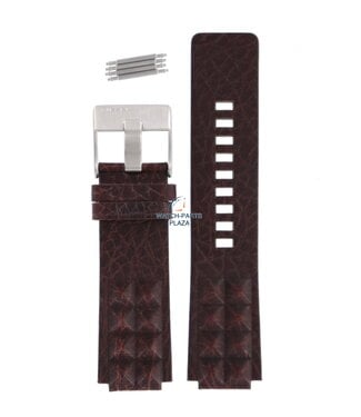 Diesel Diesel DZ-1105 watch band brown leather 18 mm